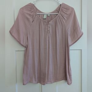 Ladies Jolie Mauve Blouse Size XS